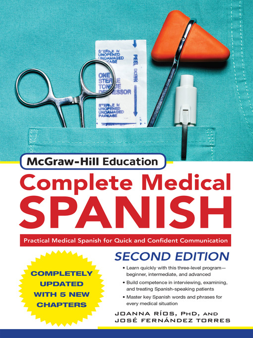 Title details for McGraw-Hill's Complete Medical Spanish by Joanna Rios - Wait list